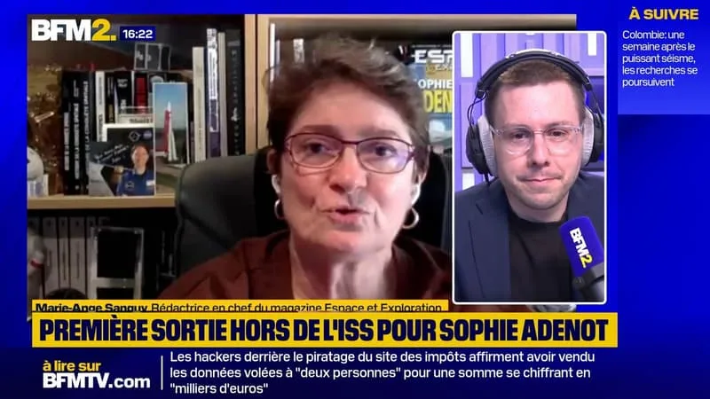 "Il peut y avoir du vertige": l'astronaute Sophie Adenot face à sa première sortie dans l'espace