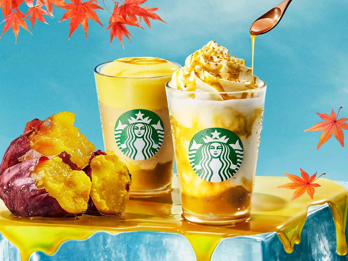 Starbucks Japan adds a gooey sweet potato Frappuccino to its menu this autumn