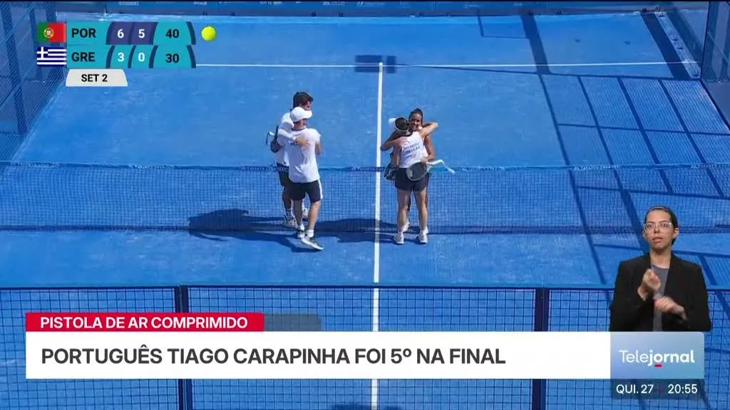 Taranto 2026. Equipa portuguesa mista de Padel garante prata ou ouro