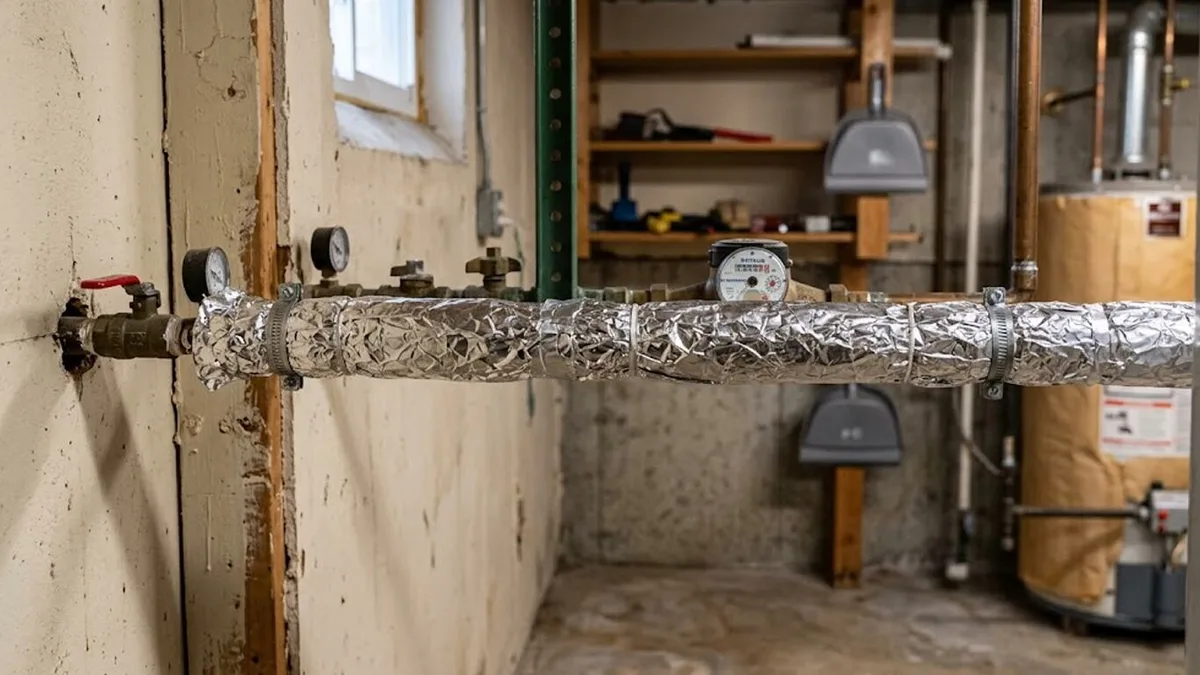 Pocos lo saben: por qué se deben cubrir los caños de agua con papel aluminio