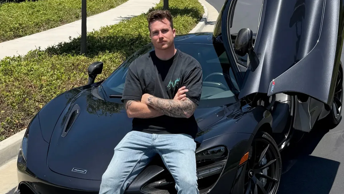 Muere a los 27 años James Wehr, 'influencer' especializado en coches de lujo, en un accidente de tráfico