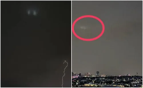 VIDEO: Misteriosas luces en el cielo son captadas durante tormenta en CDMX; así reaccionaron los internautas