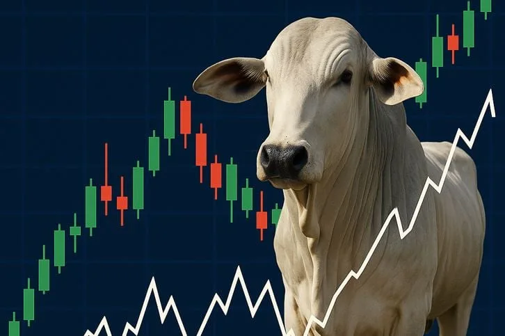 Indicador do boi gordo supera Ibovespa e lidera ganhos da B3 no primeiro semestre