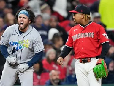 Rays capitalize on Guardians errors, win 7-3 to tie ALCS at 2-2
