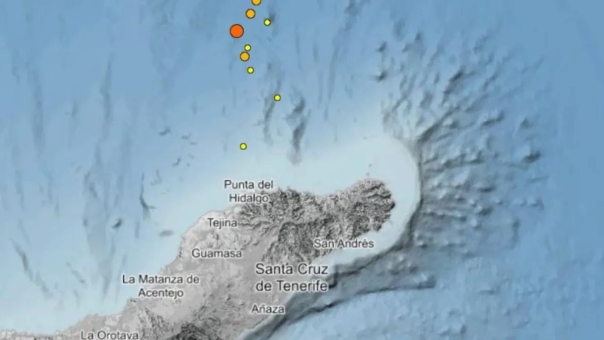 Una investigación revela el origen de la alta actividad sísmica registrada en Tenerife