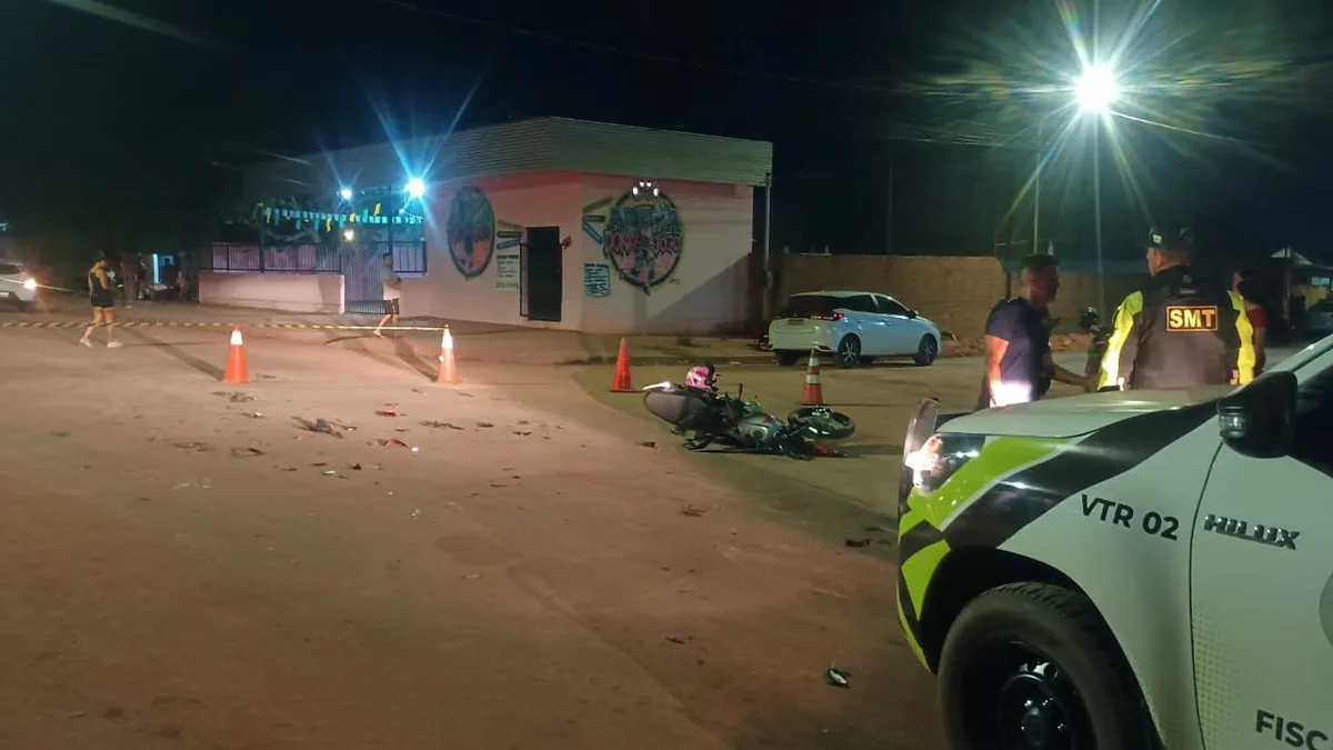 Motociclista ferido em acidente no bairro Santo André está em estado grave