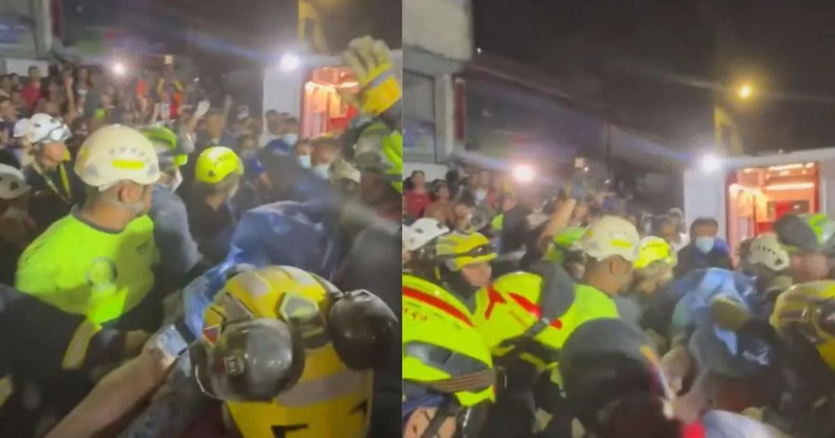 Vídeo: socorristas resgatam mulher dos escombros mais de 35 horas após terremoto na Colômbia