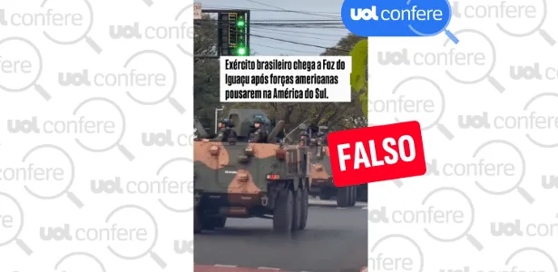 Vídeo de militares no PR mostra simulação, e não reação aos Estados Unidos