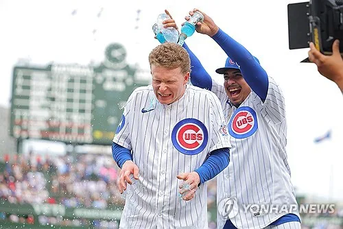 MLB 컵스 크로암스트롱, 한 경기 3홈런…NL MVP 보인다