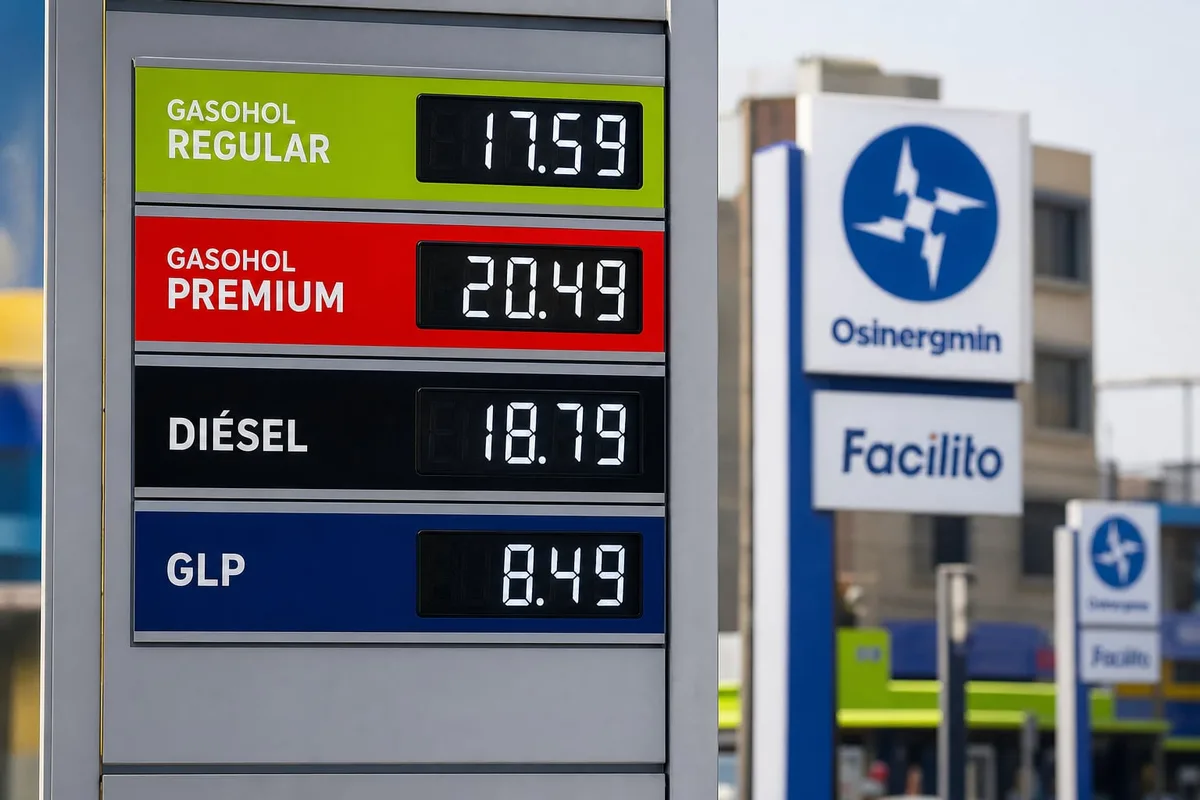 Precios del GNV, GLP, Diésel y gasolina en Perú para hoy, miércoles 24 de septiembre de 2026