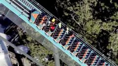 One dead and several hurt after rollercoaster incident at Six Flags