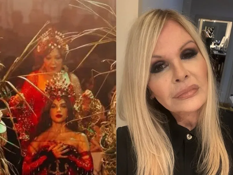 Monique Evans contesta título de pioneira após coroação de Anitta na Grande Rio