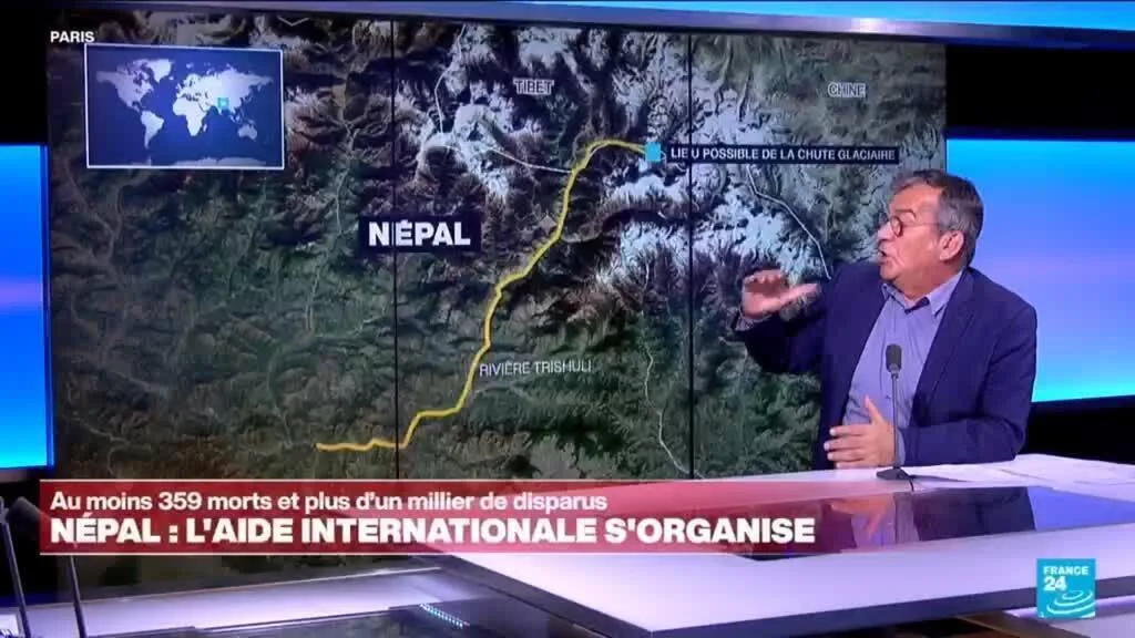 Crue meurtrière au Népal et au Tibet : l'aide internationale s'organise