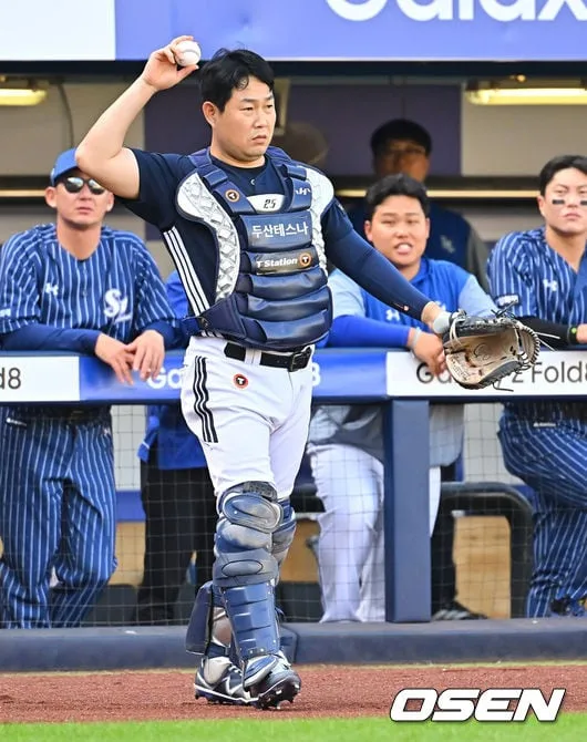 1패면 탈락인데, 양의지 포수 출전 왜 불발됐나…26세 예비역 포수 향한 무한 신뢰 “윤준호가 곽빈 전담 포수” [WC1]