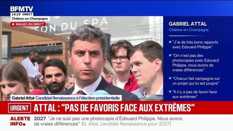 "L'âge légal de départ ne permet plus de piloter notre système de retraite", estime Gabriel Attal