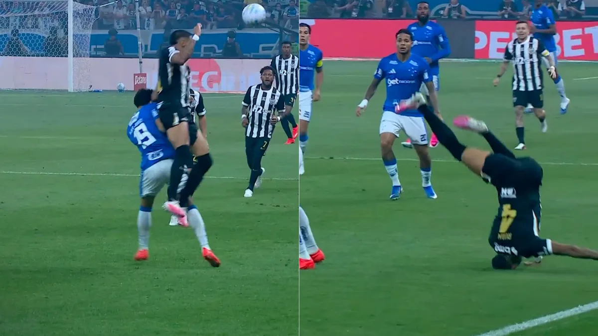 Escándalo durante un clásico en Brasil por un brutal topetazo en el aire al minuto de juego que mandó a un futbolista al hospital: “Fue un acto malicioso y desleal”