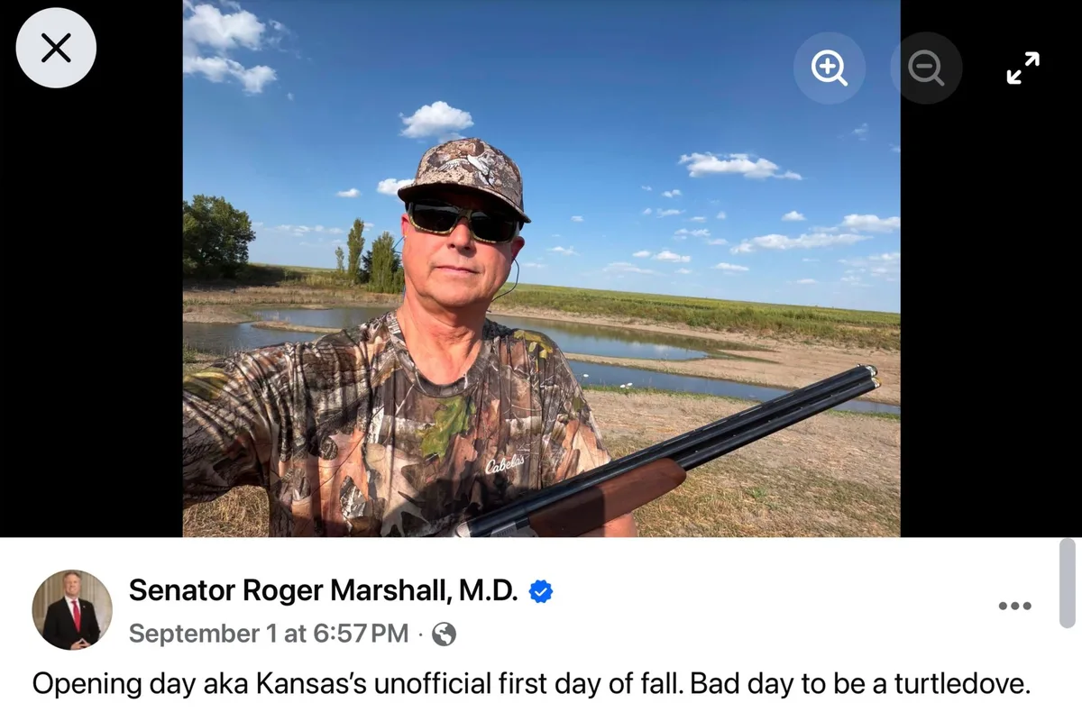 Sen. Roger Marshall requested $4.2 million to help more water flow into a wildlife refuge but did not mention it could also benefit his ranch