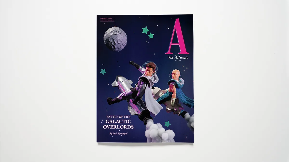 The Atlantic ’s November Cover: Josh Tyrangiel Profiles Jeff Bezos and Elon Musk on Their Race to Control Outer Space—And Measures Who Is Ahead