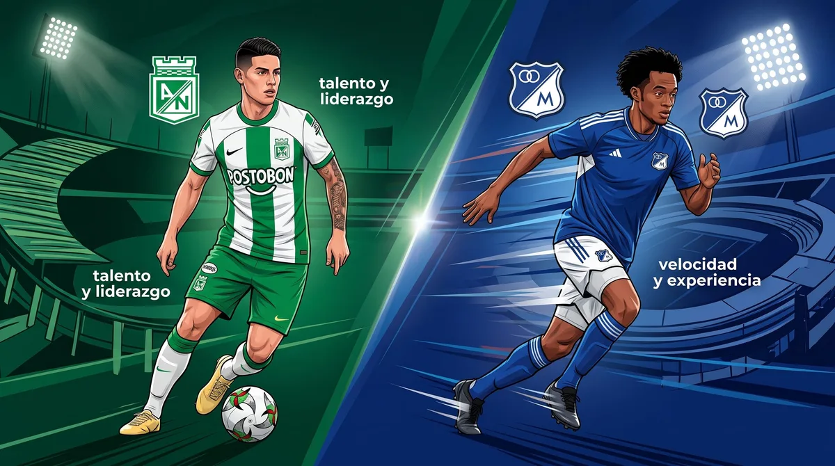 Cómo cambiará el estilo de juego de Nacional y Millonarios ahora con James Rodríguez y Juan Guillermo Cuadrado: esto dice analista