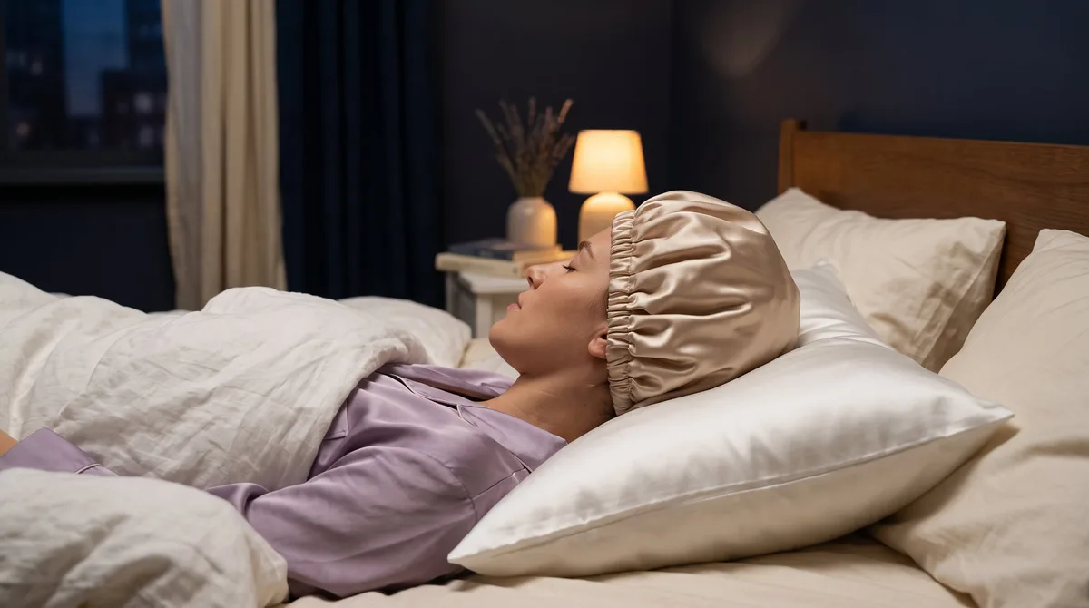¿Qué pasa si duermes con un gorro de satén? Estos son los efectos que puede tener en tu cabello