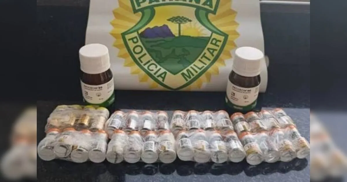 PRF apreende quase 10 mil frascos de tirzepatida contrabandeados no Paraná