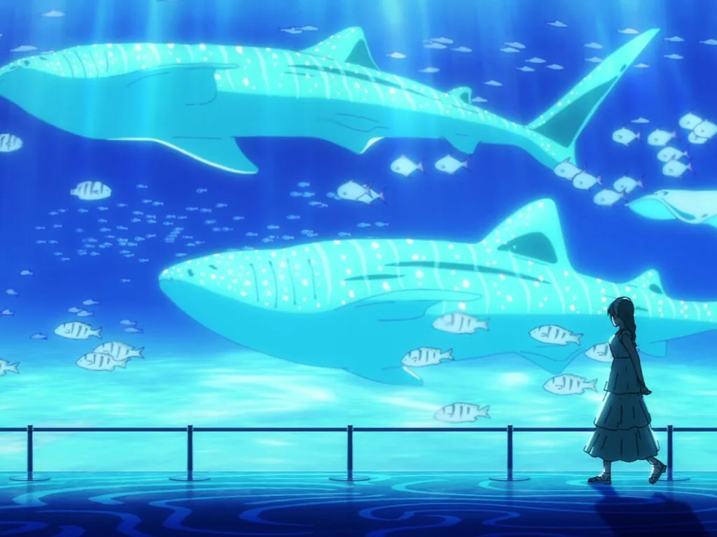 El acuario es uno de los lugares favoritos para los dibujantes de manga para una cita. La razón tiene poco que ver con los peces