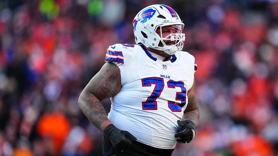 Bills' Dion Dawkins sparks intense debate after picking up his dog's poop on practice field