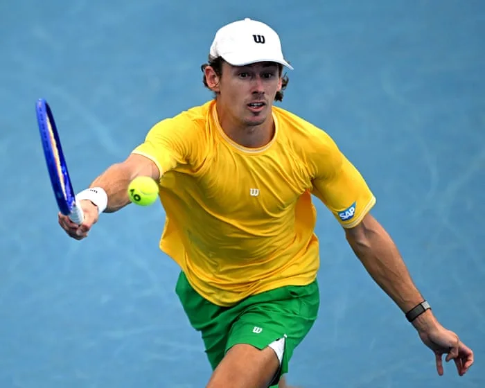 Alex de Minaur roars back to life to fire Australia to early Davis Cup lead over Poland