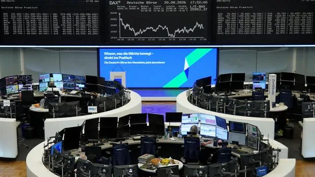 Börse: Dax fällt unter 26.000 Punkte und sinkt zum vierten Mal in Folge