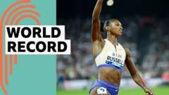 Second world record in Zurich goes to Russell in the 100m hurdles