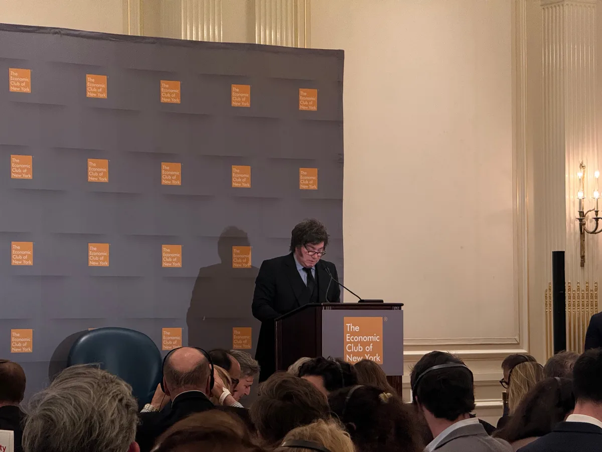 Milei, en Club Económico de New York: “Si reelegimos, el 2028 va a ser el mejor año de la historia argentina”