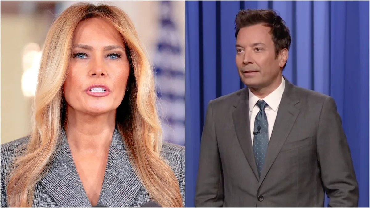 Jimmy Fallon Jokes About Melania Trump’s Recent Absence From Public View