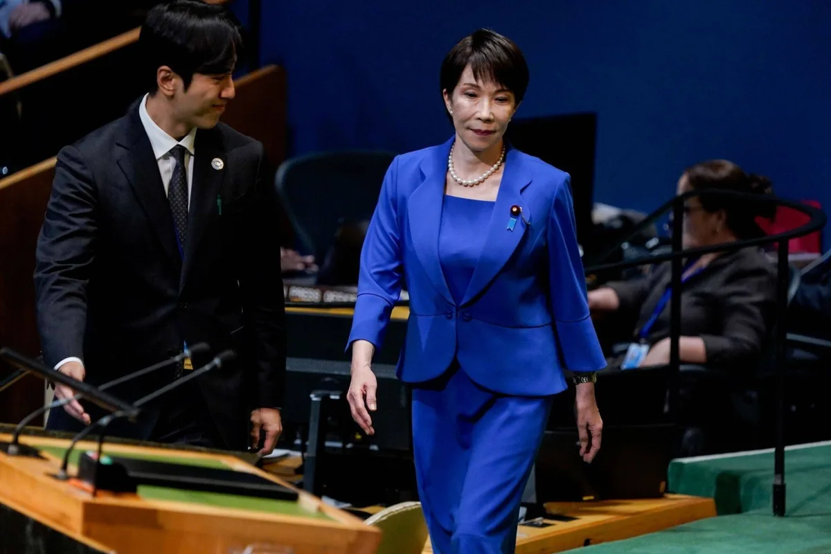 In first U.N. speech, Takaichi calls for removal of Japan’s wartime ‘enemy state’ label