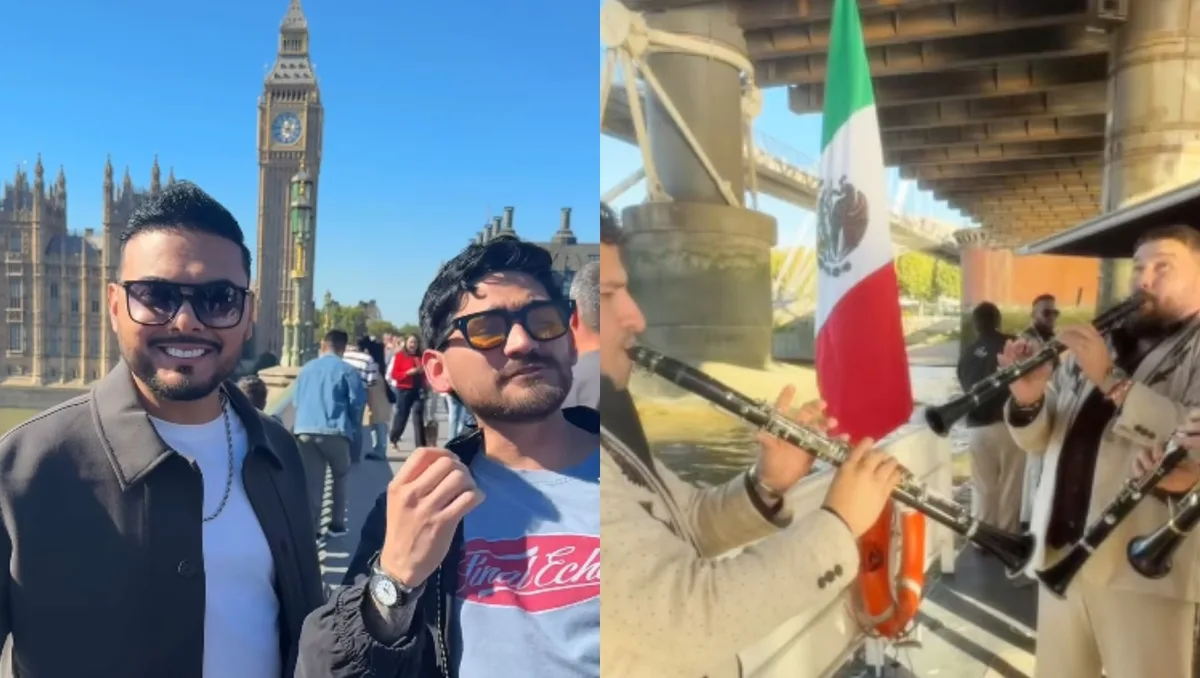Tras ser interrumpidos por la policía, Banda El Recodo vuelve a tocar cerca del Tower Bridge: “No nos rajamos”