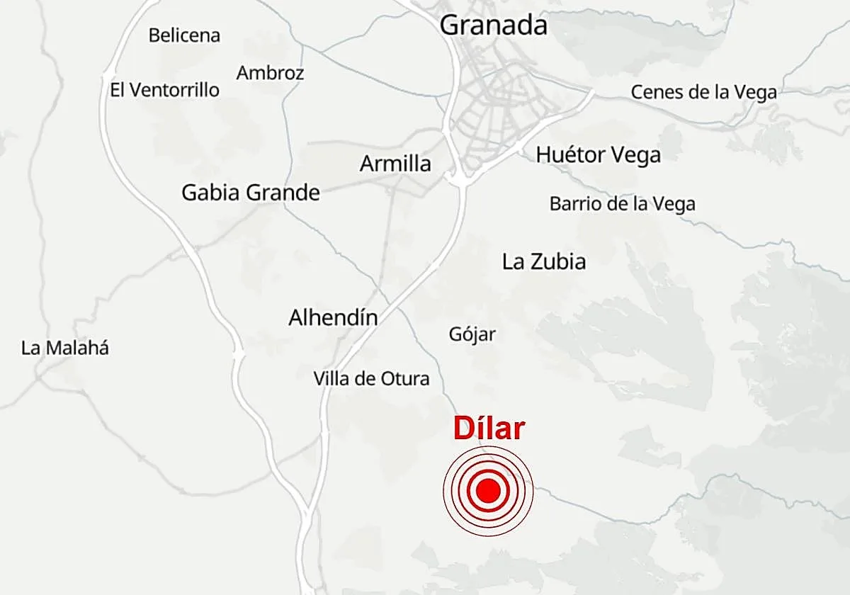 Granada vuelve a temblar con un terremoto de magnitud 3,4