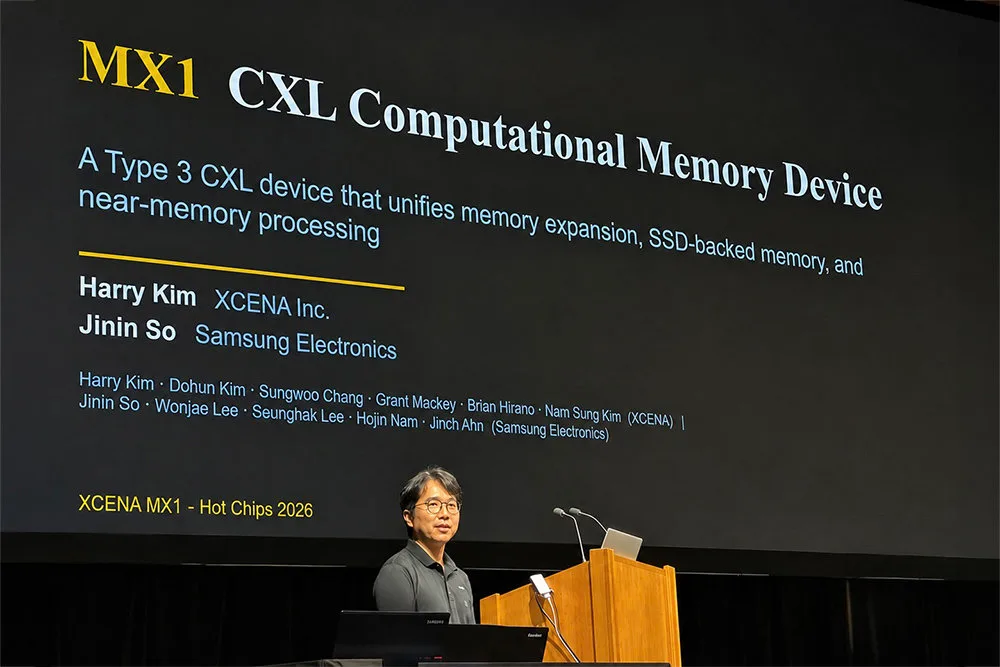 엑시나, 핫칩스 2026서 CXL 기반 ‘MX1’ 관련 기술 발표··· 삼성과 CXL-PNM 성능도 입증