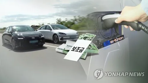 "전기차 개인 보조금 1천50억 되살렸지만 개인지원 10%뿐"