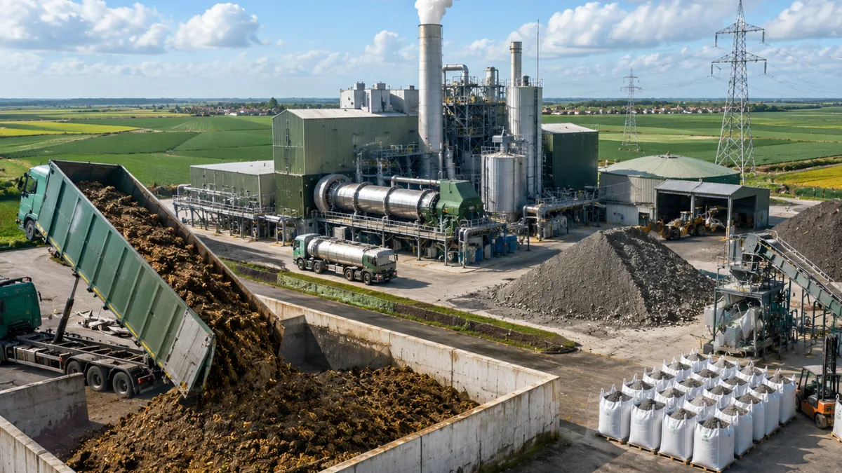 Dutch plant turns 420,000 tonnes of poultry manure into power for 45,000 homes