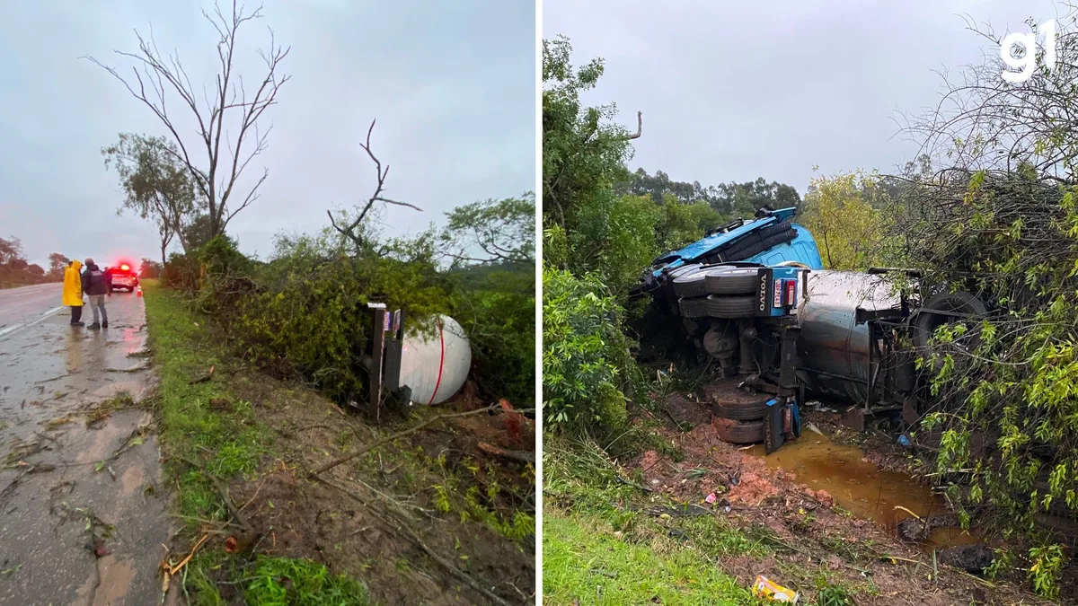 Passageira que dormia em cama dentro de caminhão morre após veículo tombar na BR-116