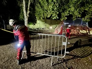 21 h 20, le gradin « s’affaisse », un gros bruit, des cris : récit de l’accident survenu lors d’un spectacle en Bretagne