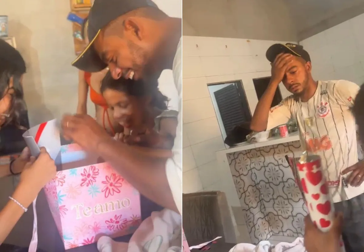'É gêmeos mesmo?': pai se surpreende durante chá revelação; vídeo