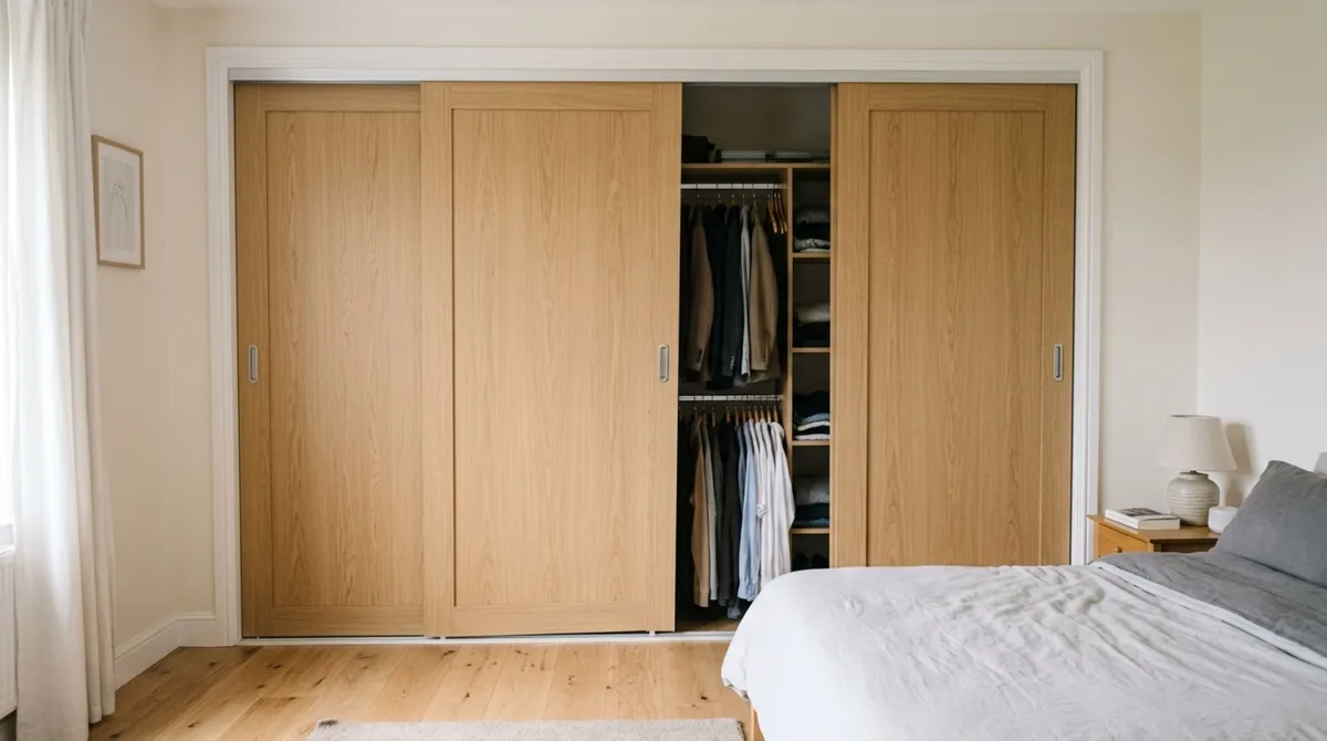 Após trocar o piso do quarto, moradora percebe que o guarda-roupa começa a abrir sozinho durante a madrugada e só entende o motivo quando coloca um nível sobre o móvel e descobre uma inclinação criada pela nova camada de revestimento
