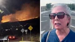 Watch: Wildfire seen near Reno as tens of thousands told to evacuate