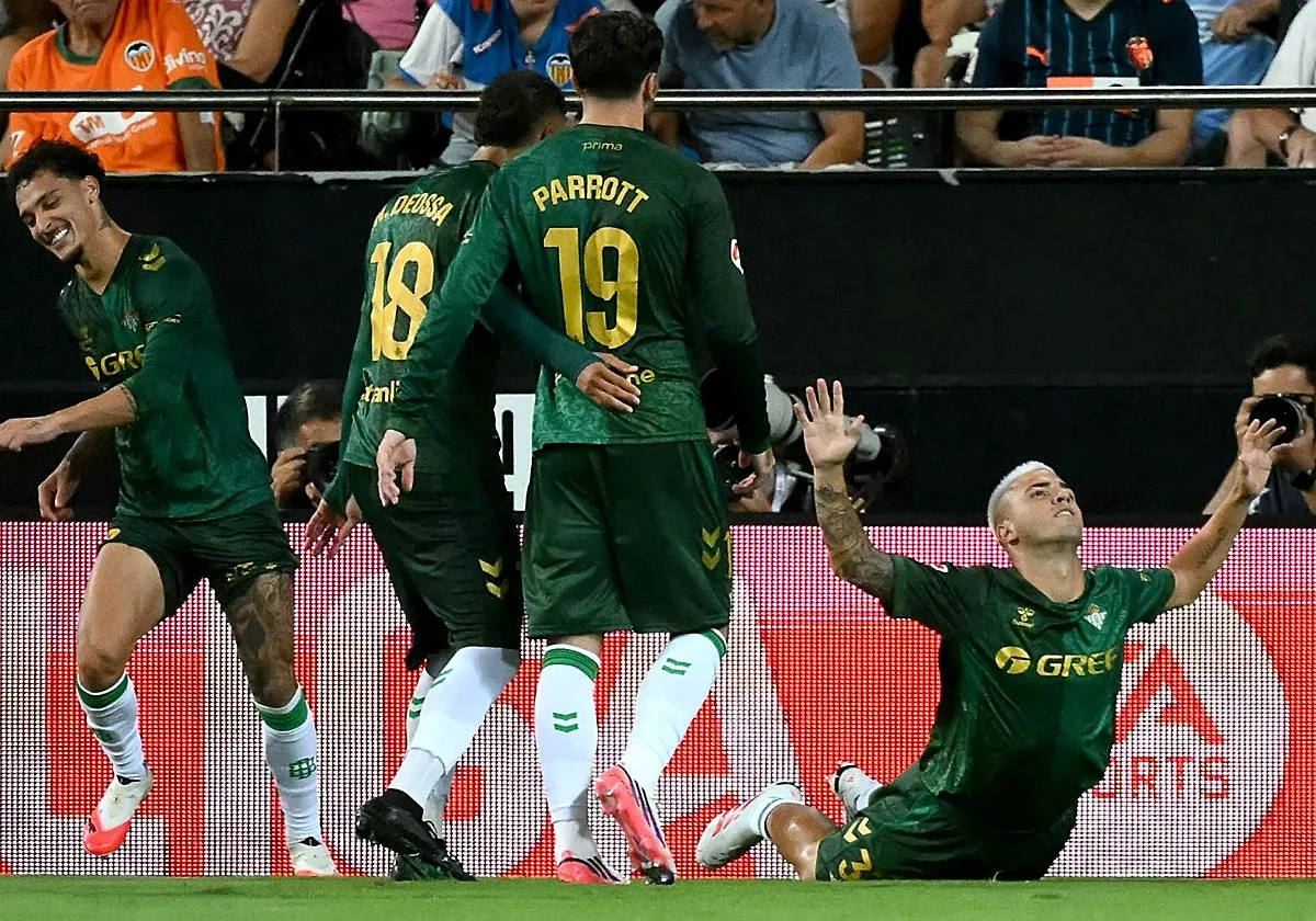 Valencia - Betis: Fran y Pablo García desatascan un partido tosco en Mestalla (0-1)
