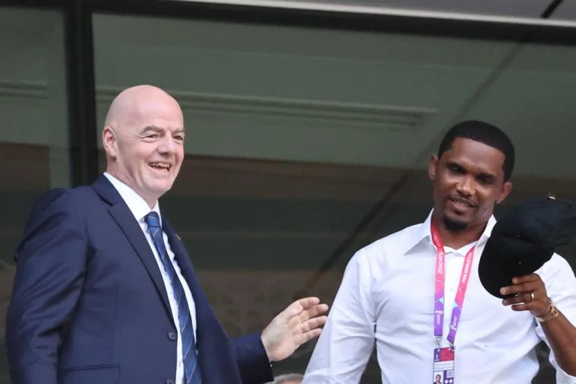 Samuel Eto'o apporte son soutien à Gianni Infantino, président de la FIFA contesté : « Il a changé le football »