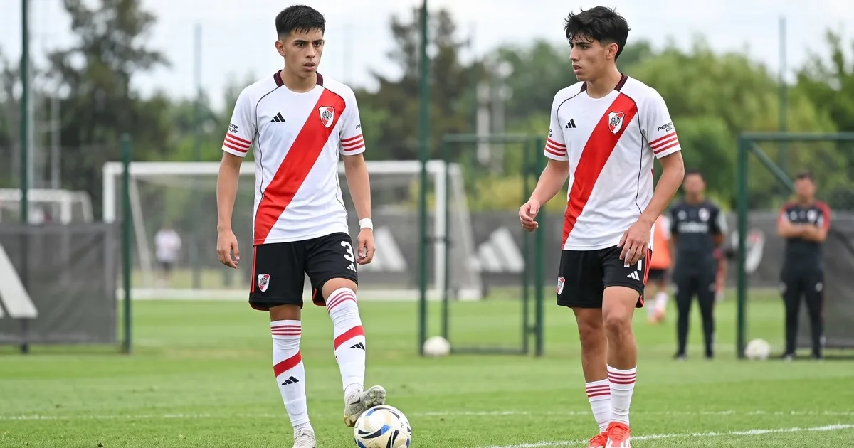 Los dos juveniles de River que Ponzio bajó a Reserva
