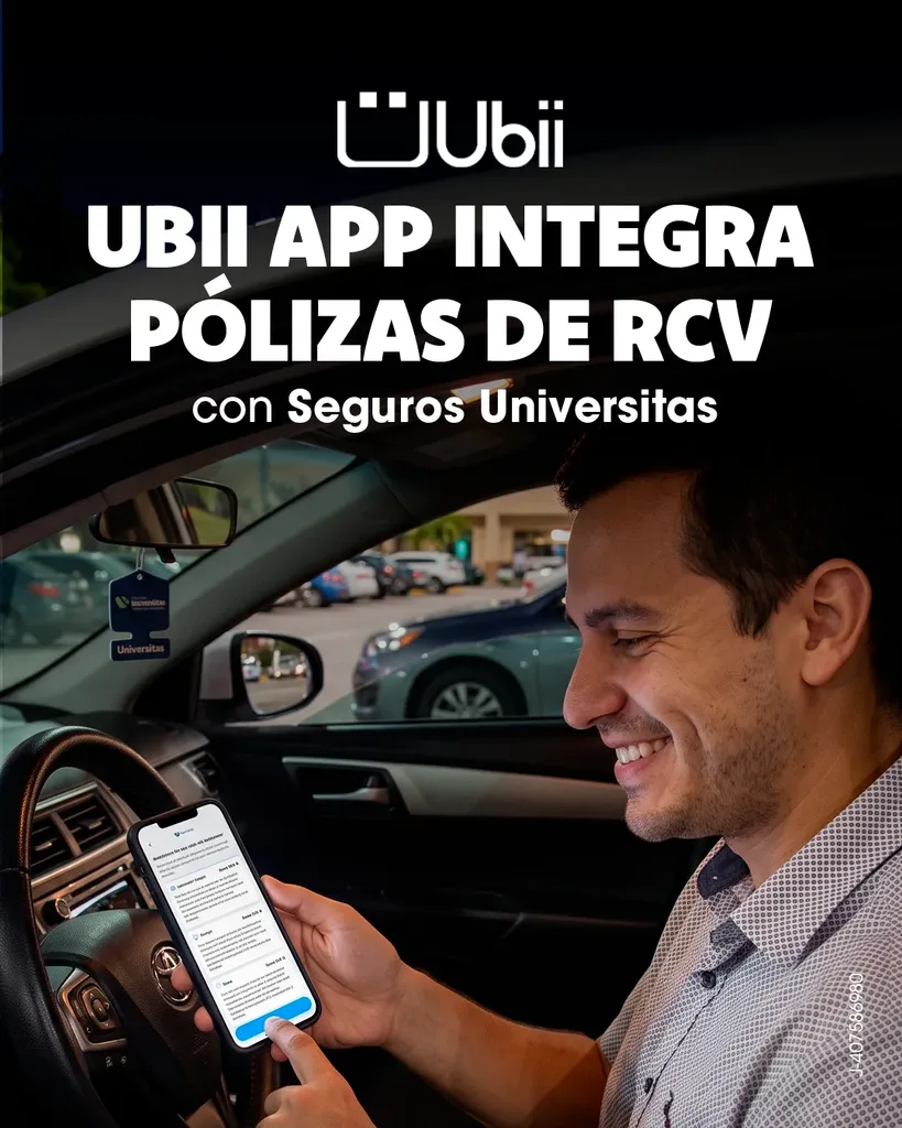 Ubii App integra pólizas de RCV con Seguros Universitas