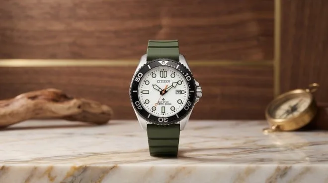 Citizen lança novo relógio Promaster Dive com mostrador elegante e bateria infinita