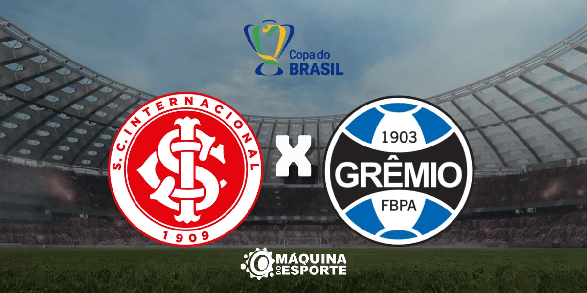 Internacional x Grêmio: Onde assistir ao clássico gaúcho de ida das quartas de final da Copa do Brasil