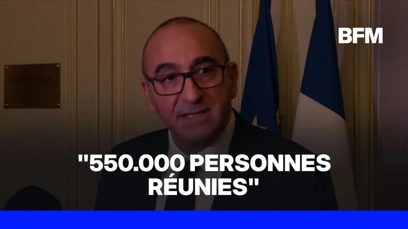 17 octobre: 550.000 personnes étaient réunies en France annonce le ministre de l’Intérieur